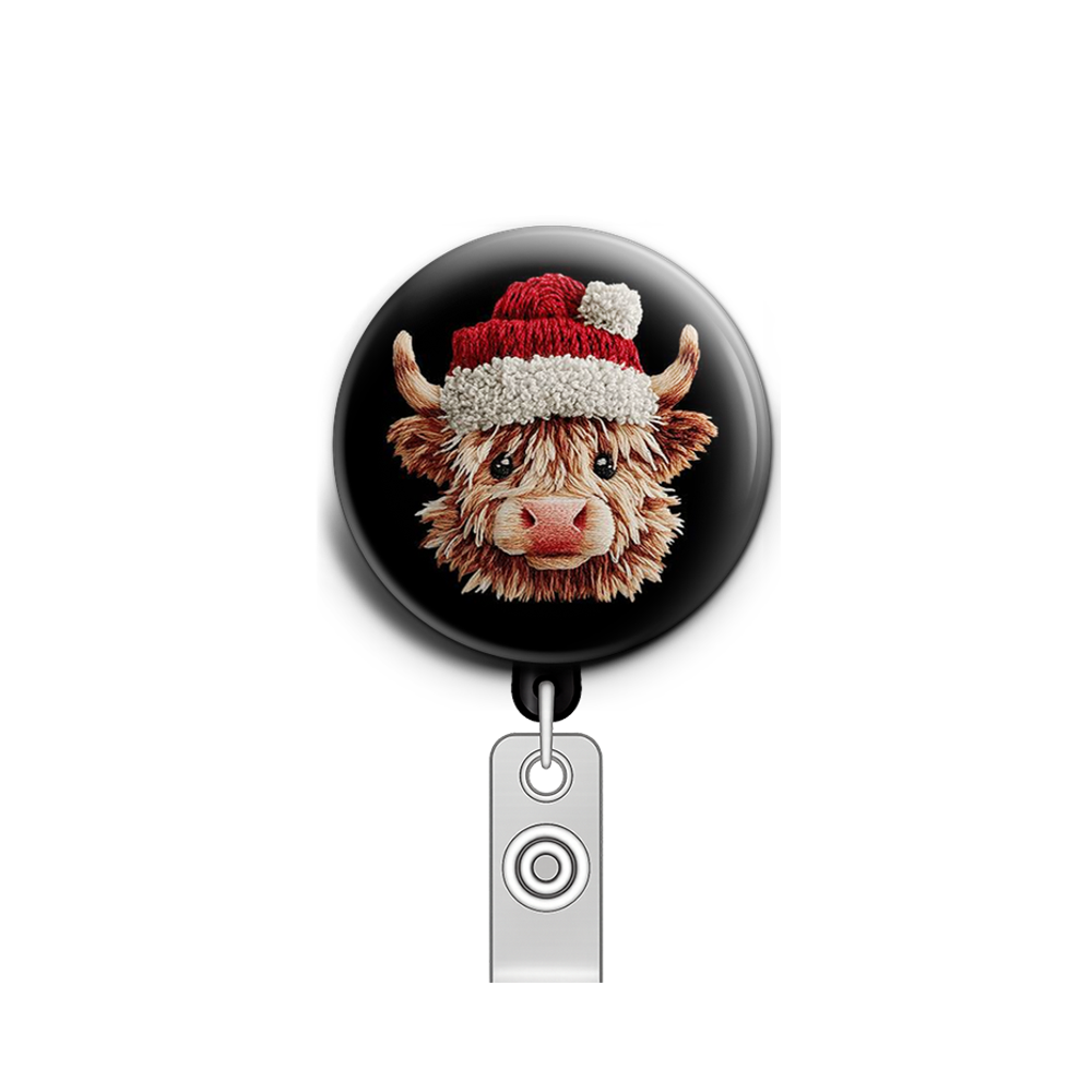 Festive Furry Swapfinity Retractable ID Badge Reel - - Topperswap