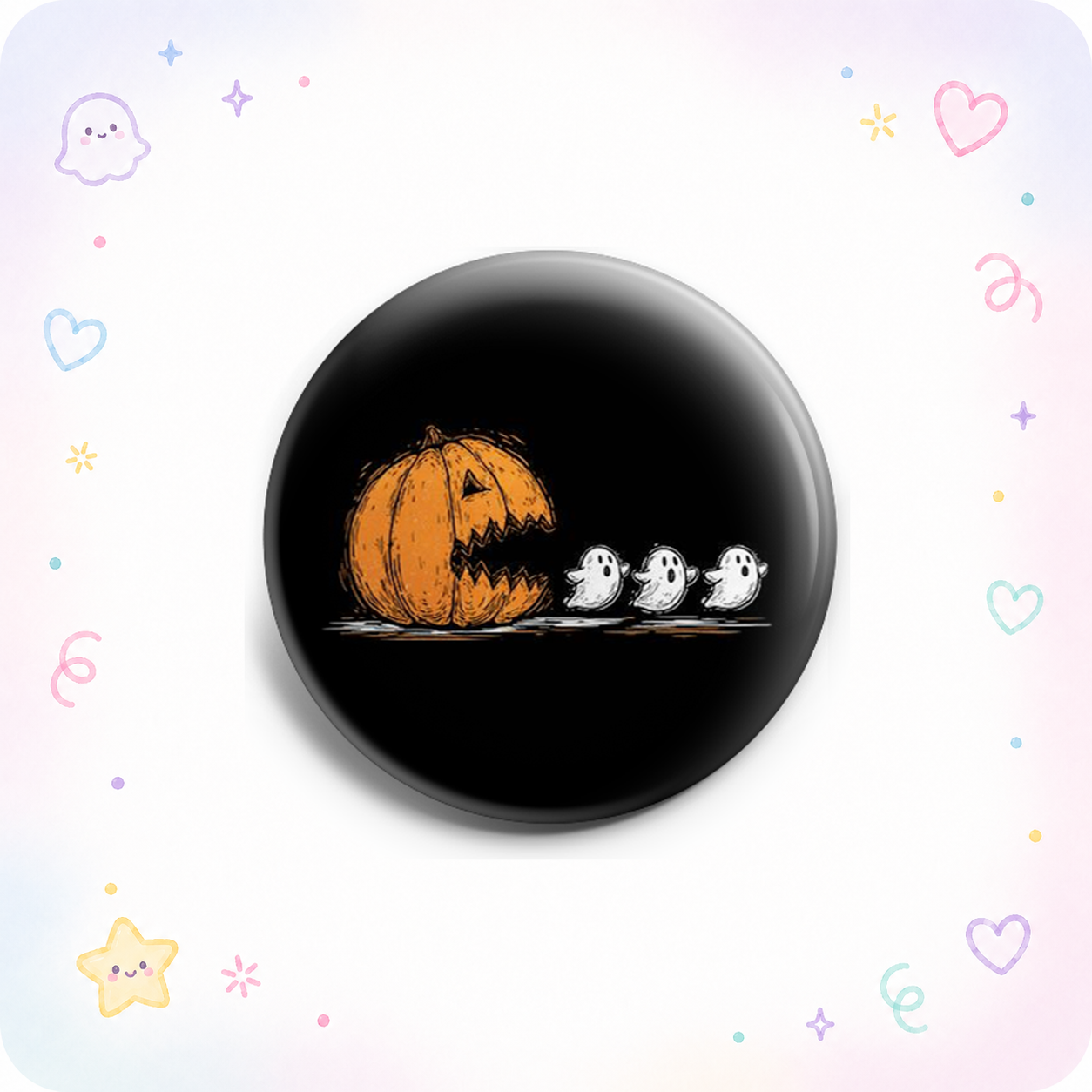 Ghostly Pumpkin Topper - - Topperswap