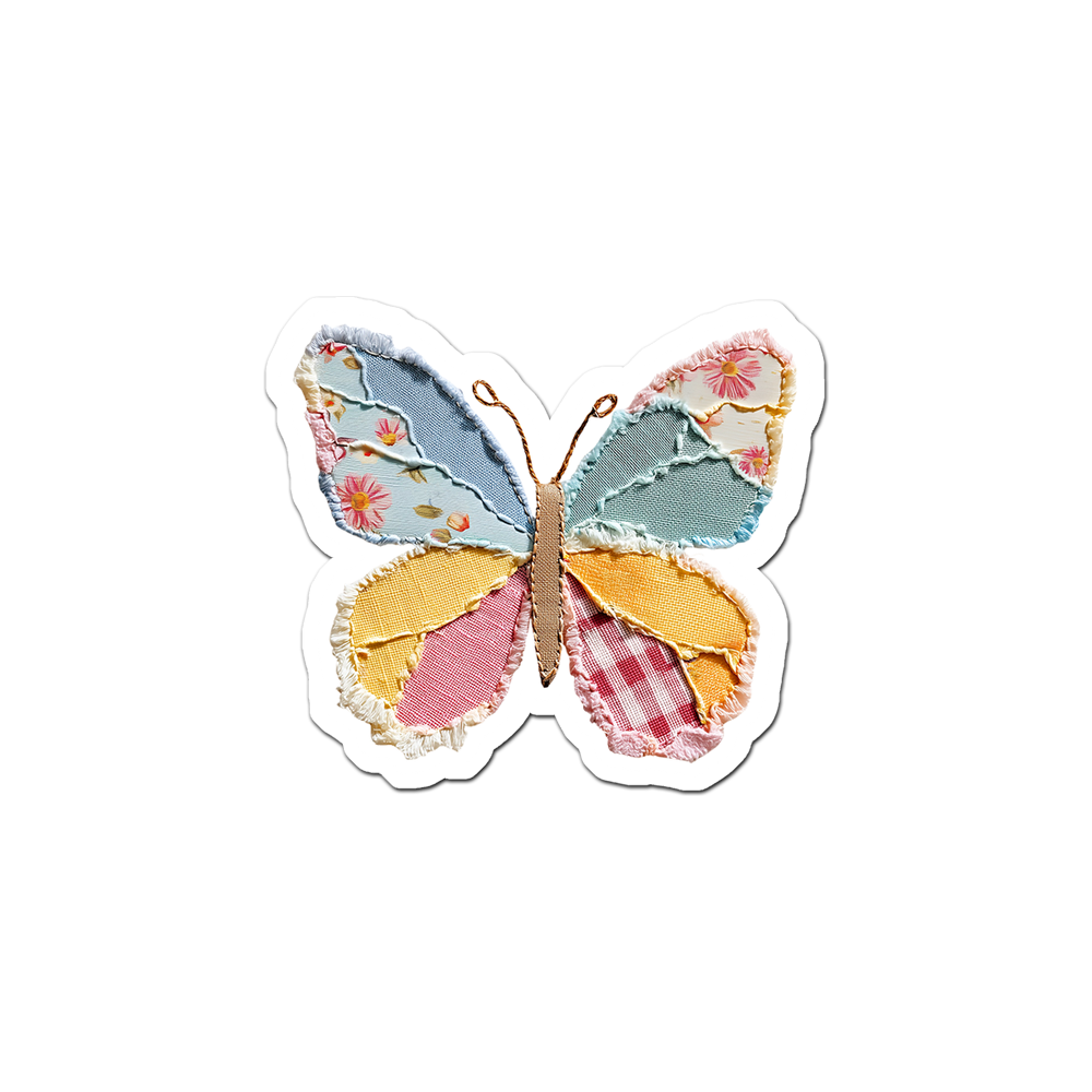 Patchwork Flutter Guru Sticker - - Topperswap