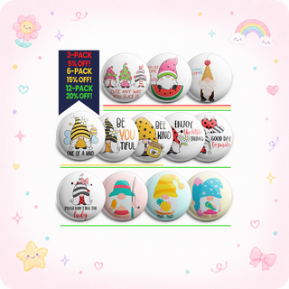 Summer Gnomes Topper 12-Pack (Save 20%)