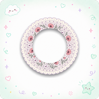 email quote florals Swapper Frame