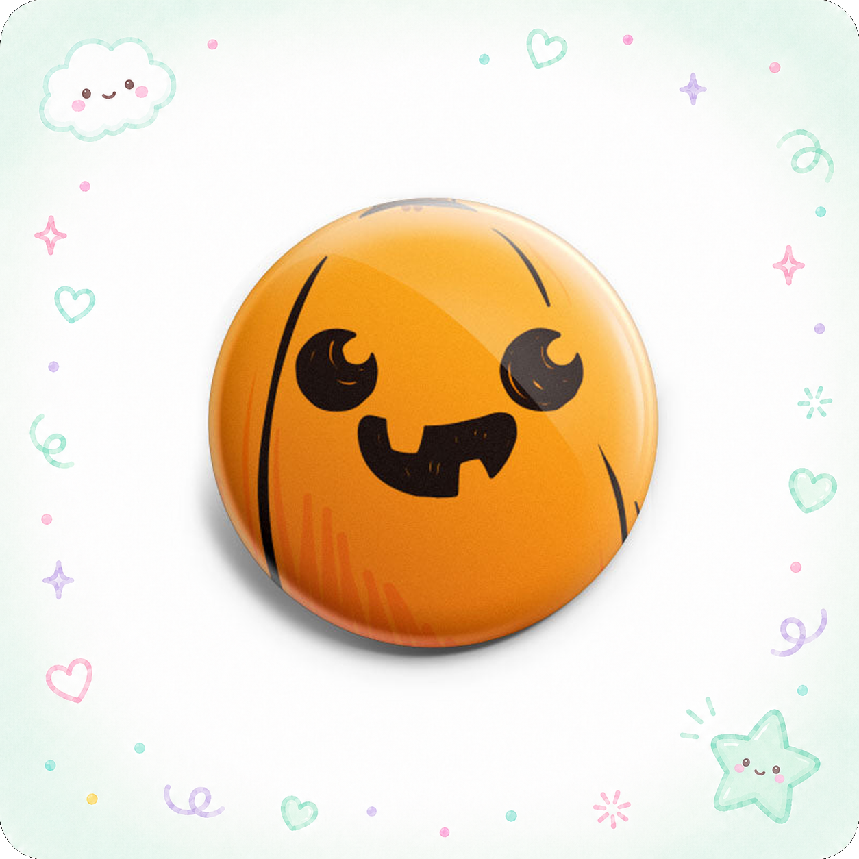 Crazy Little Pumpkin Face Topper - - Topperswap