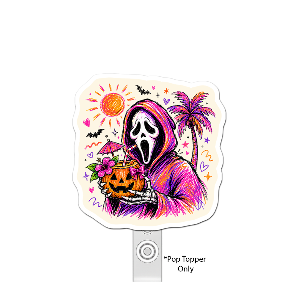 Spooky Beach Vibes Legend Pop Topper