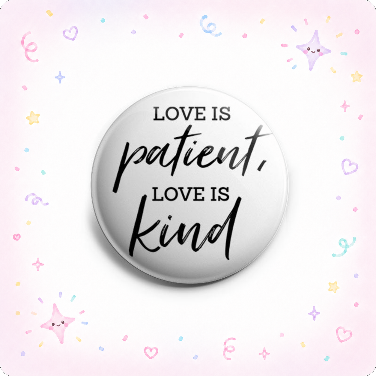 Love is Patient and Kind Topper - - Topperswap