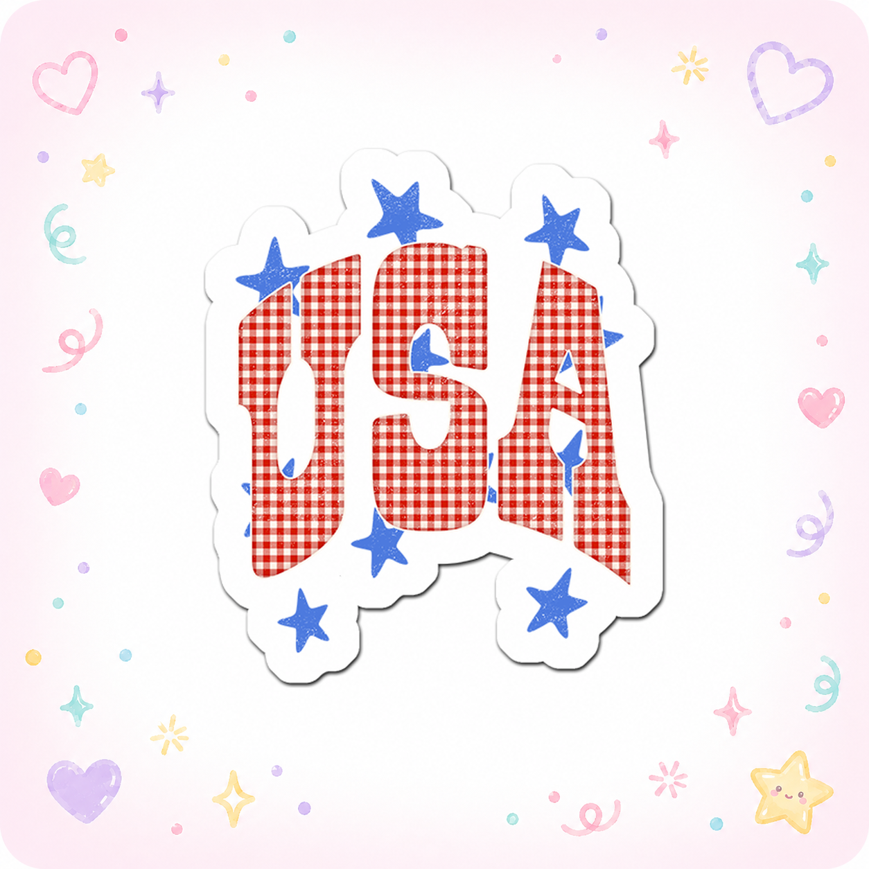 Patriotic Powerhouse Sticker - - Topperswap