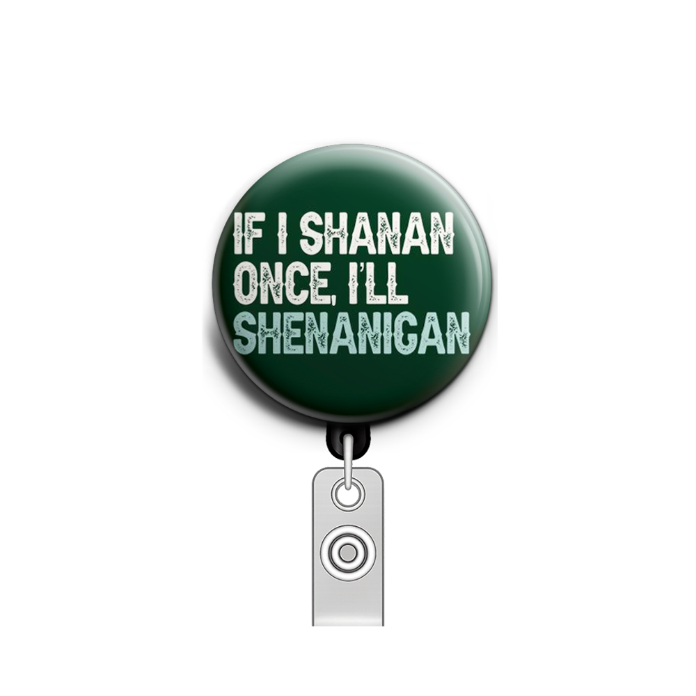 Shenanigan Swapfinity Retractable ID Badge Reel - - Topperswap