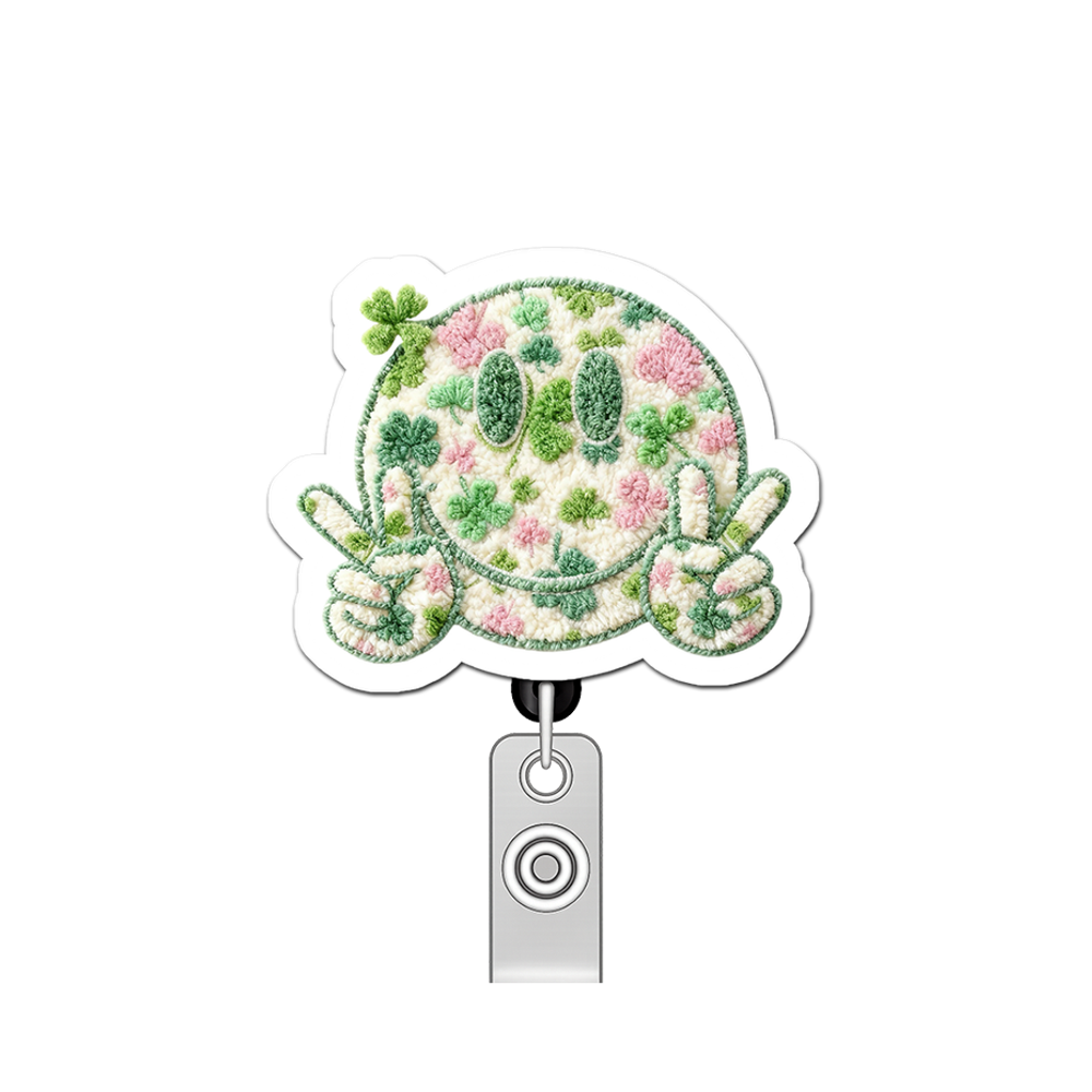 Lucky Daydream Warrior Pop Topper Swapfinity Retractable ID Badge Reel - - Topperswap