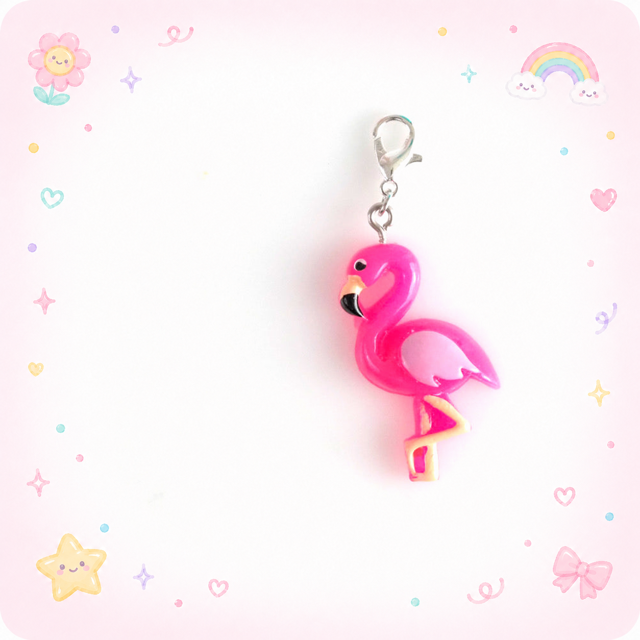 Flamingo Charm Add-on - - Topperswap
