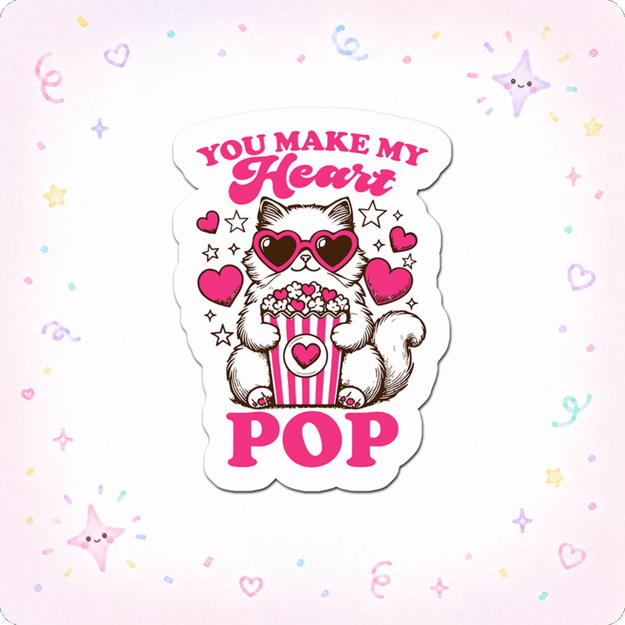 Fluffy Love Guru Sticker - - Topperswap