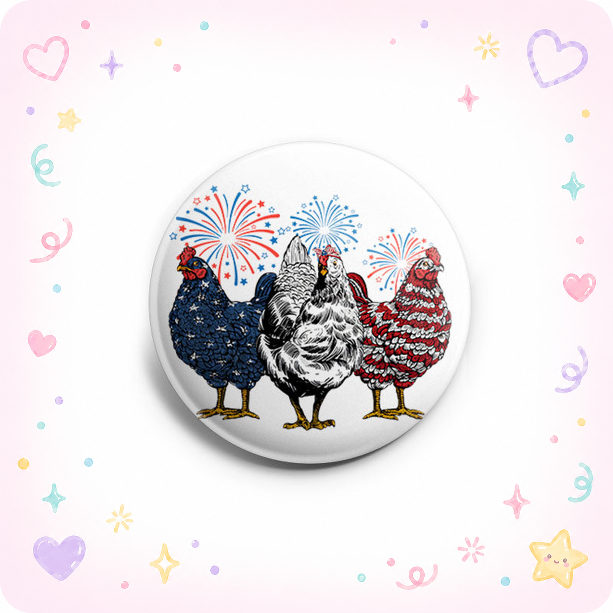 Firecracker Chickens Topper - - Topperswap