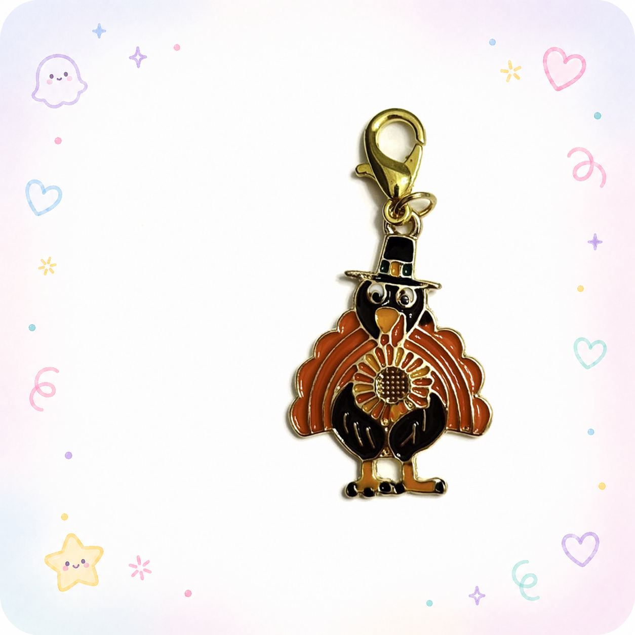 Pilgrim Poultry Charm Charm Swapfinity Badge Reel Add-on - - Topperswap