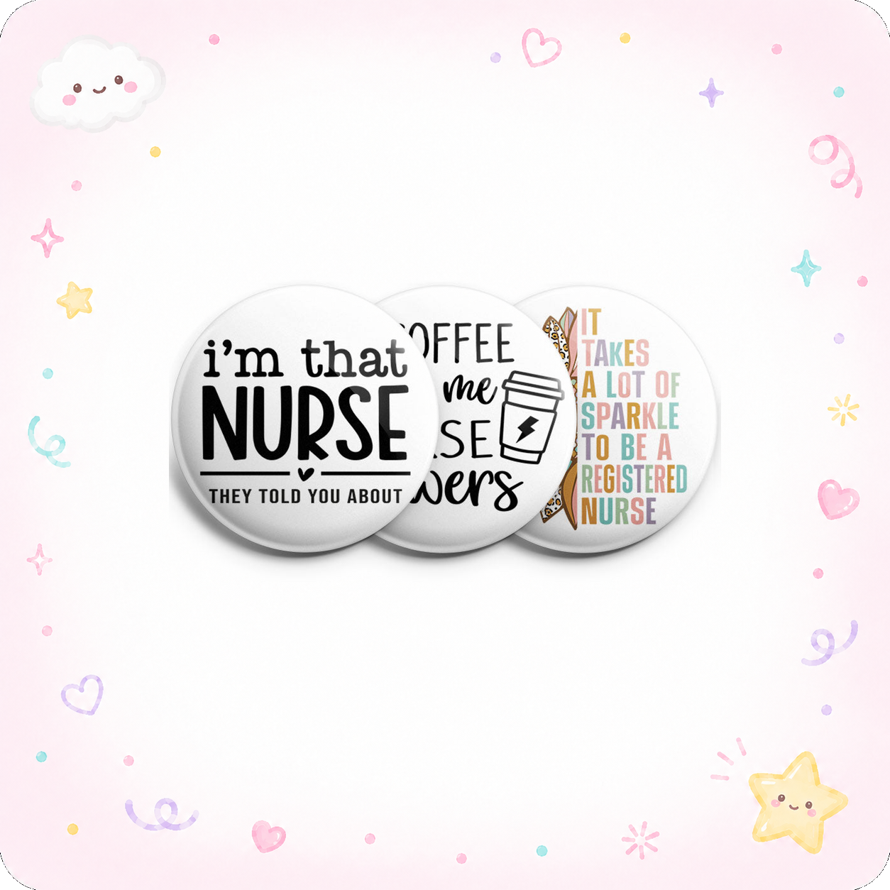 Sparkle Nurse 3-Pack (Save 5%) - - Topperswap