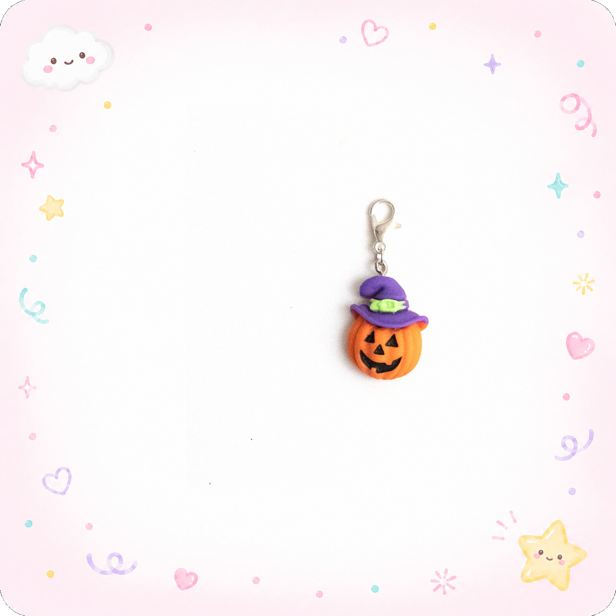 Jack-o-Witch Charm Badge Reel Add-on - - Topperswap