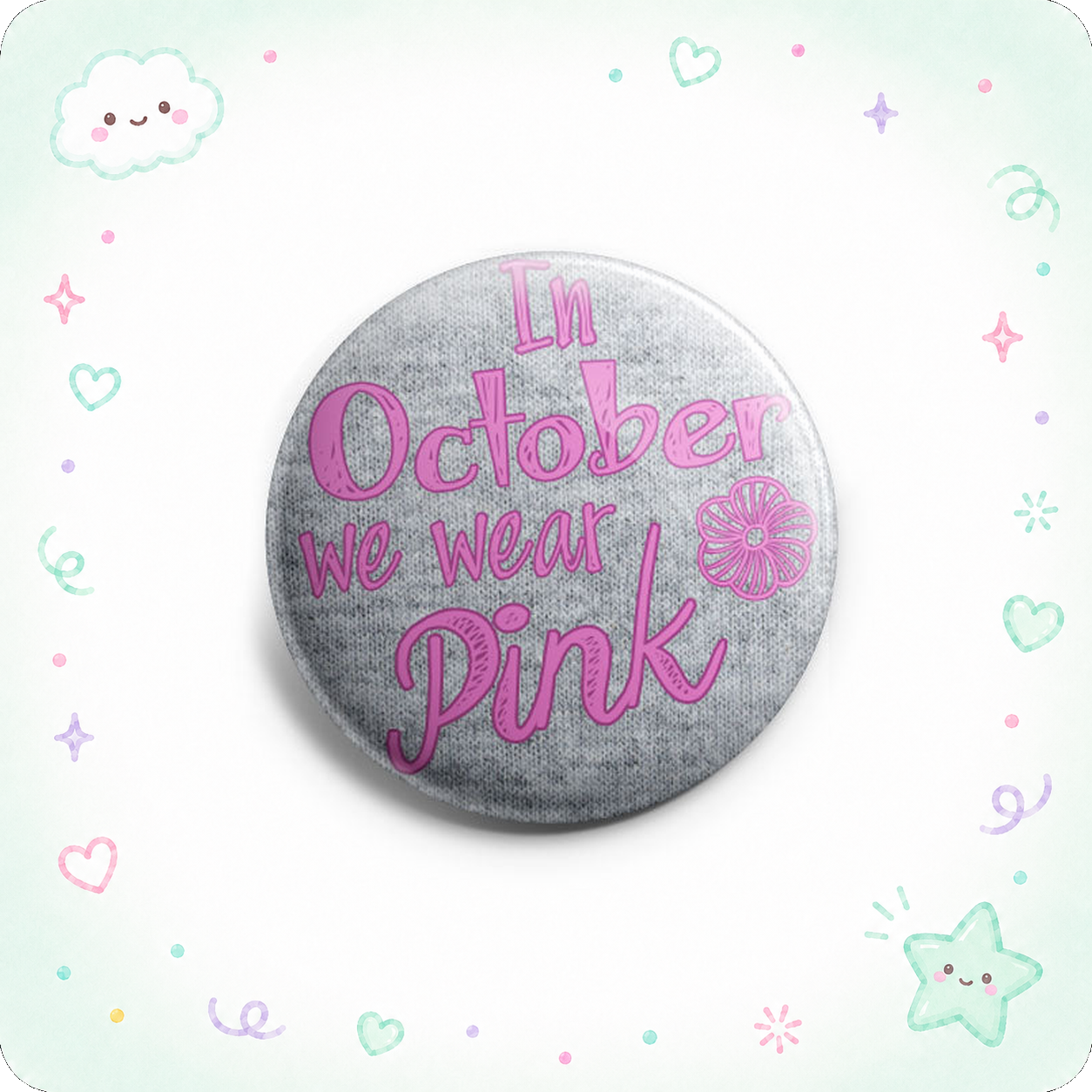 In October We Wear Pink Topper - Vault - - Topperswap