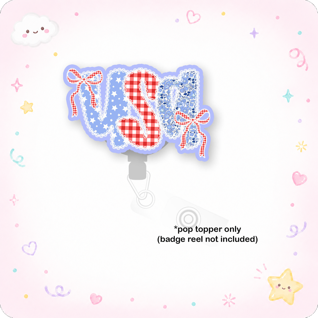 Sparkle & Stripes USA Pop Topper - - Topperswap