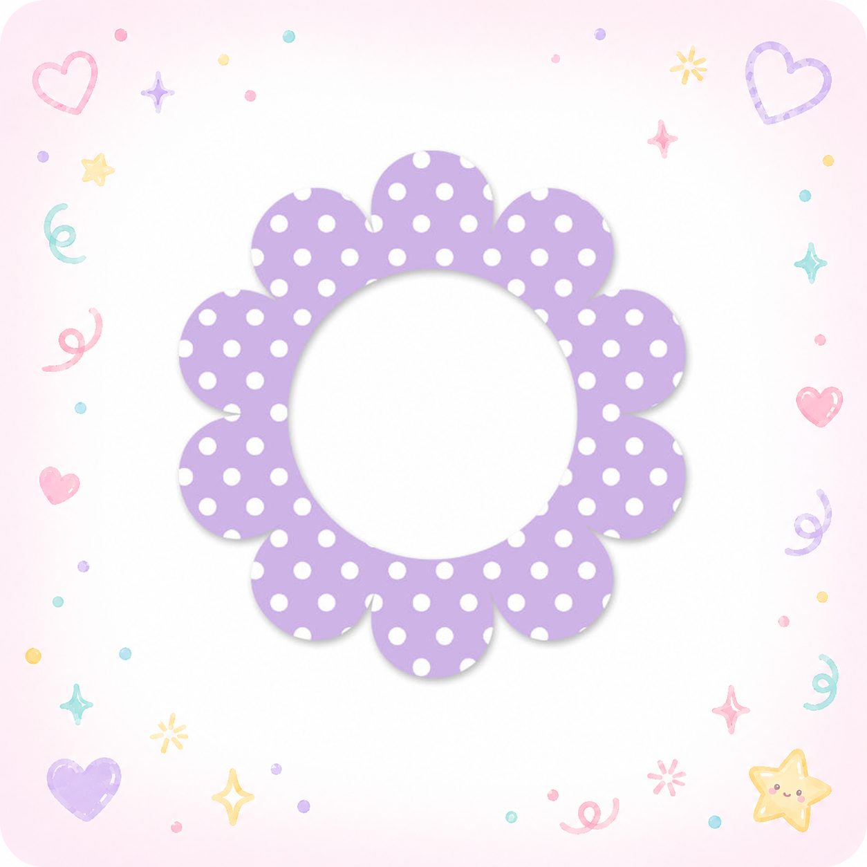 Purple Polka Dot Easter Swapper - - Topperswap