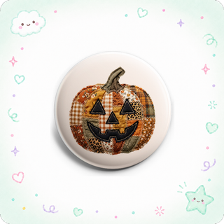 Patchwork Pumpkin Topper