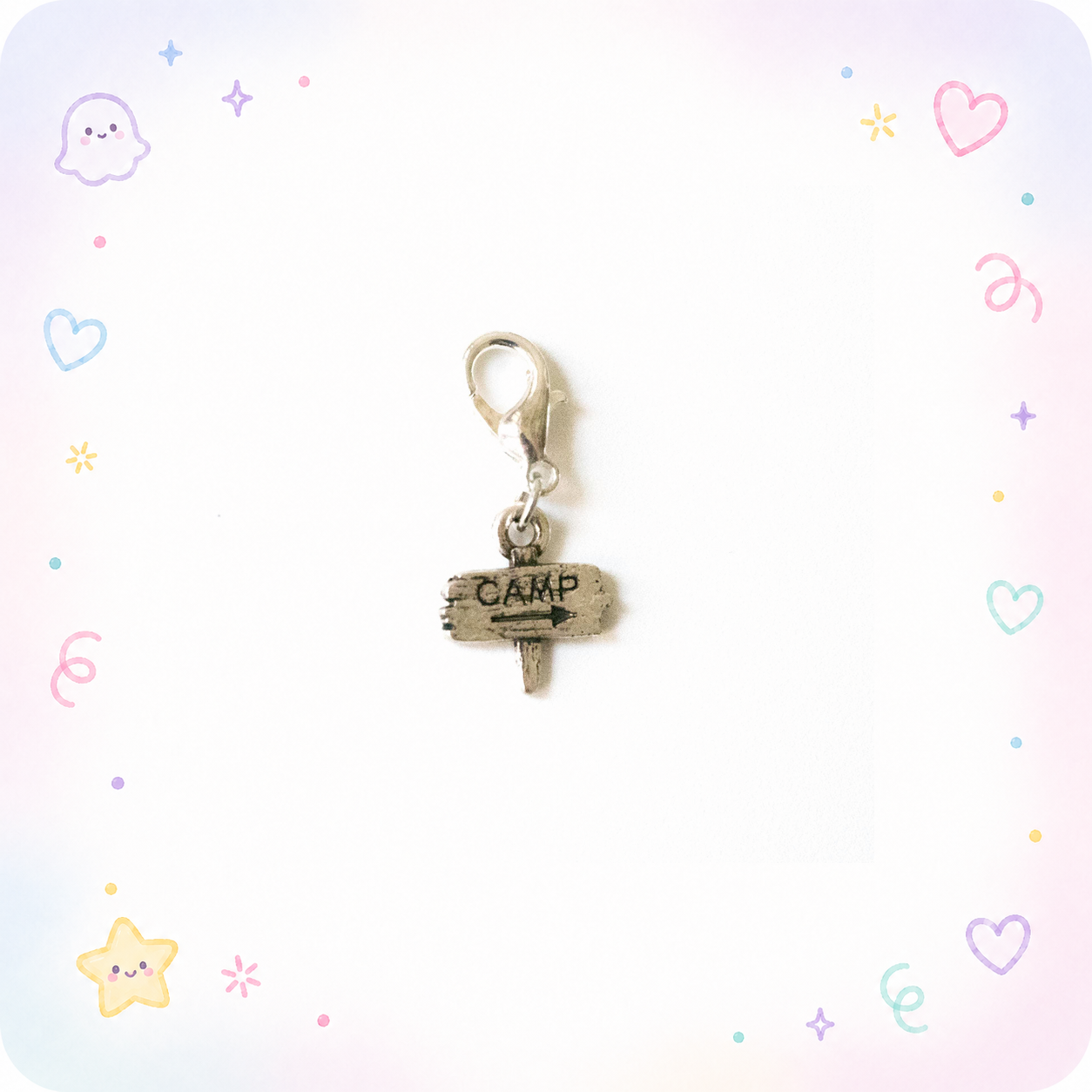 Campsite This Way Swapfinity Charm Add-on - - Topperswap