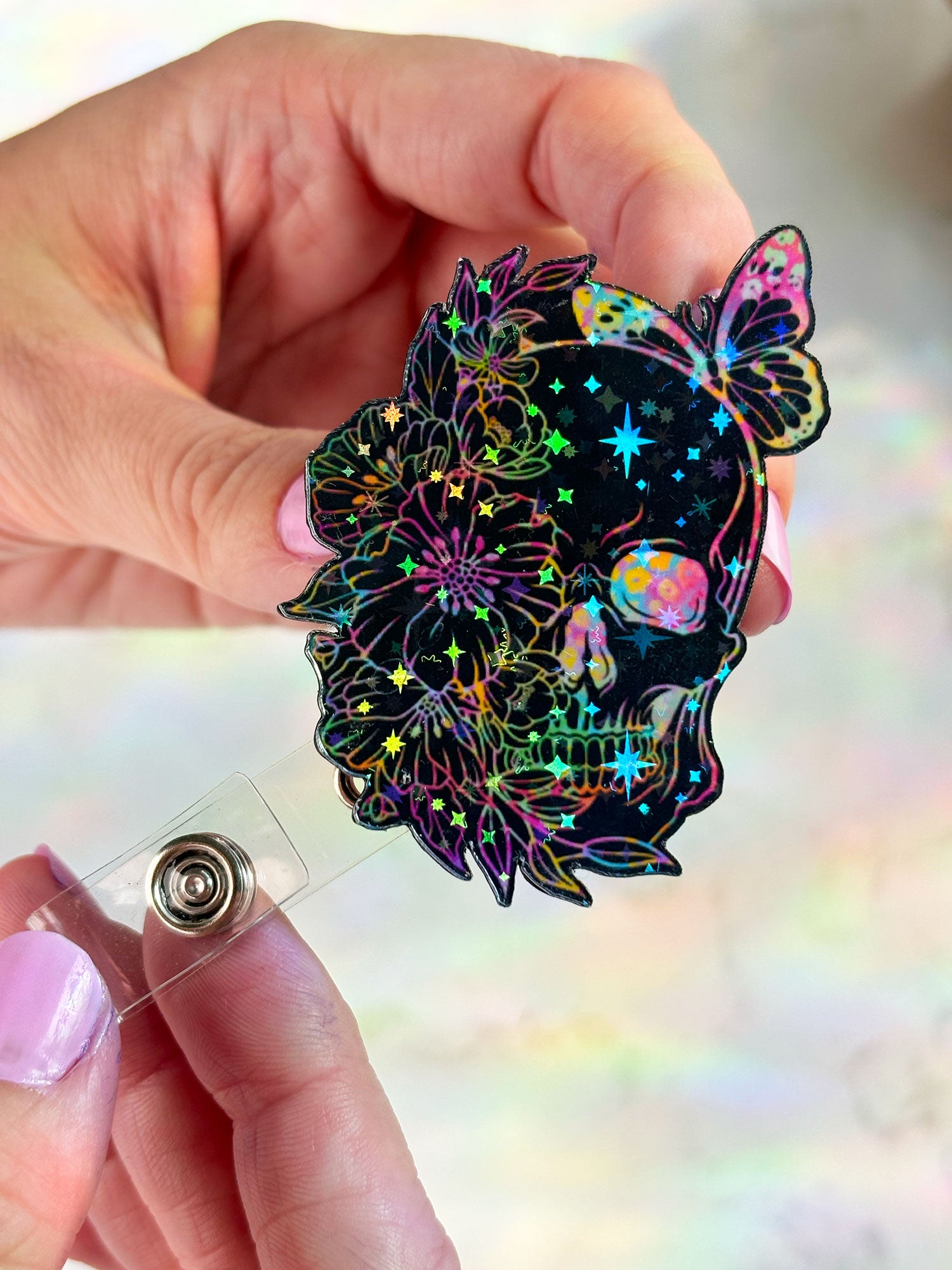 Floral Skull X-Ray Radiologist Pop Topper -  - Topperswap