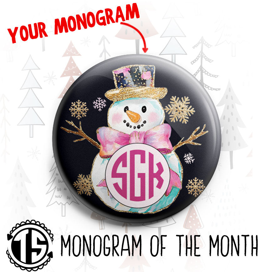 Monogram Topper of the Month - Classic Shine - Topperswap