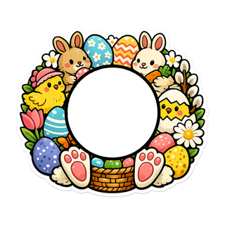 Swapper Frame - Easter Retro-Groovy