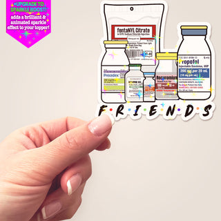 FRIENDS Nurse Sticker