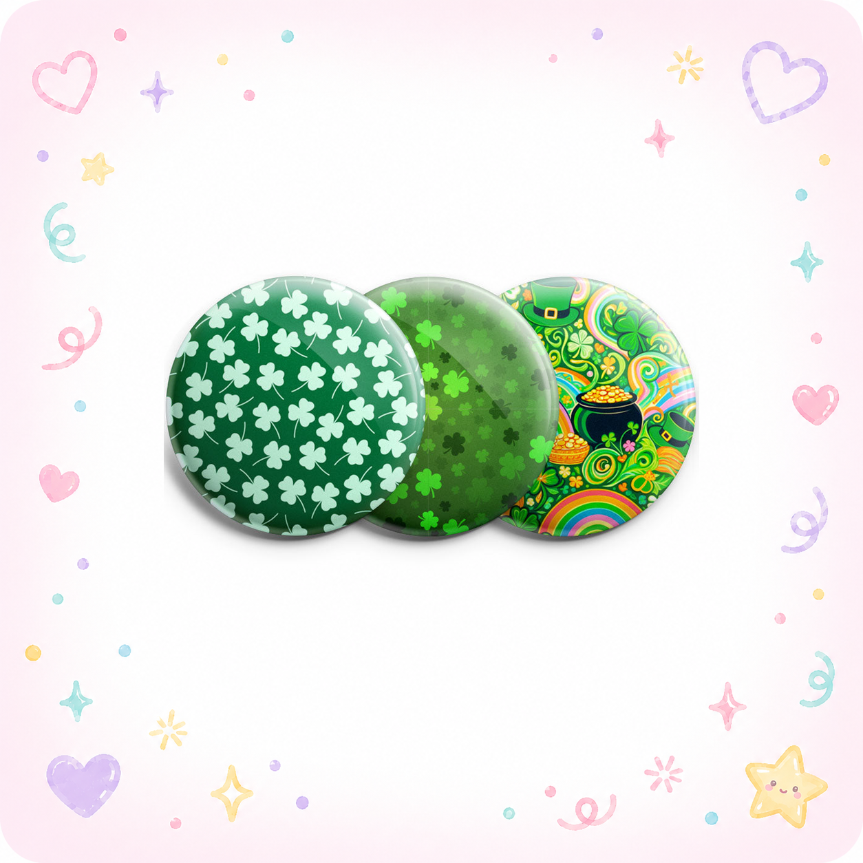 Clover Classics & Rainbow Topper 3-Pack (Save 5%) - - Topperswap