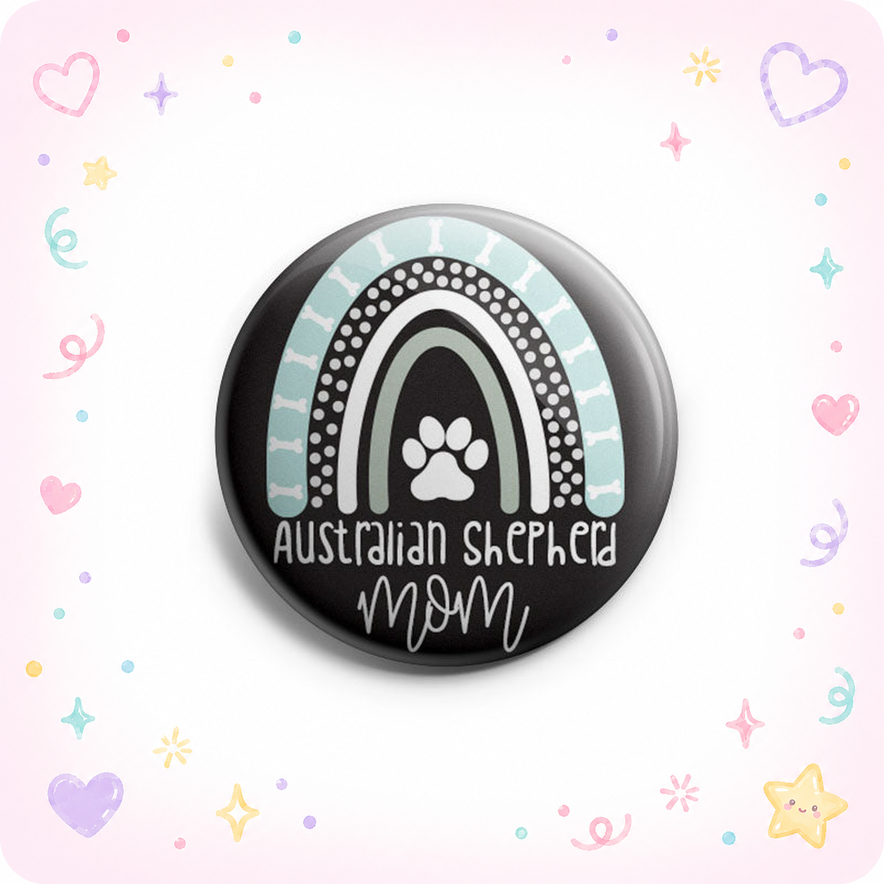 Australian Shepherd Mom Topper - - Topperswap