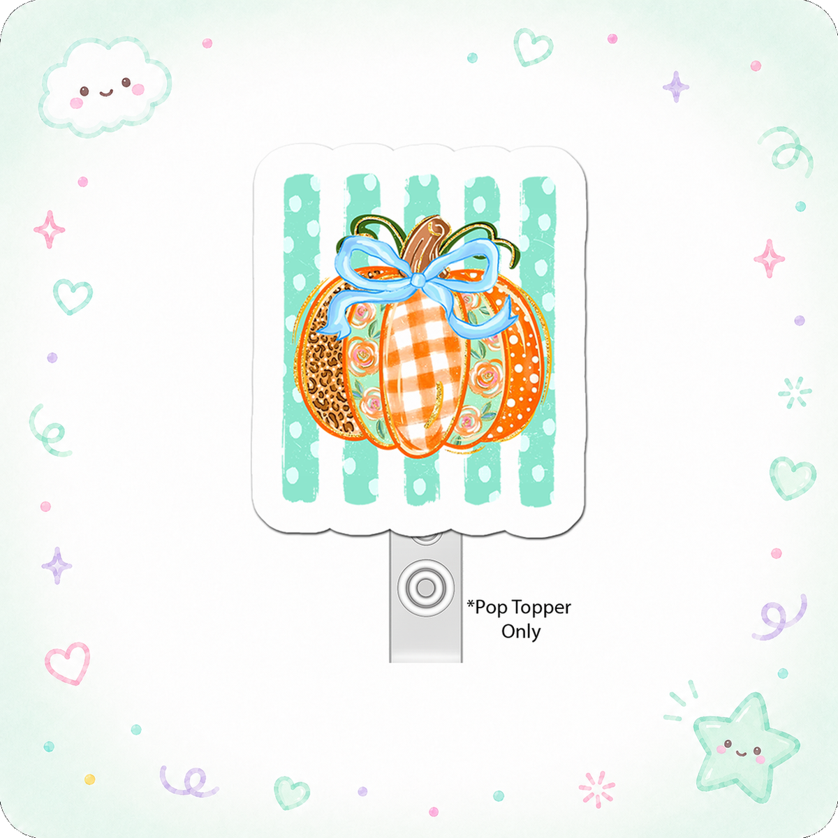 Pumpkin Patch Princess Pop Topper - - Topperswap