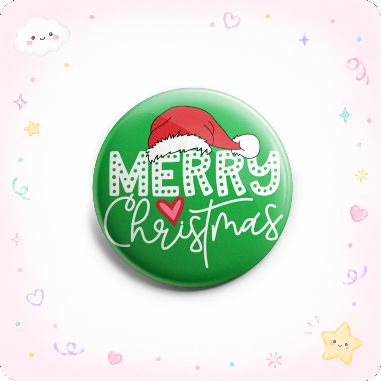 Cozy Santa Hat Greeting Topper - - Topperswap