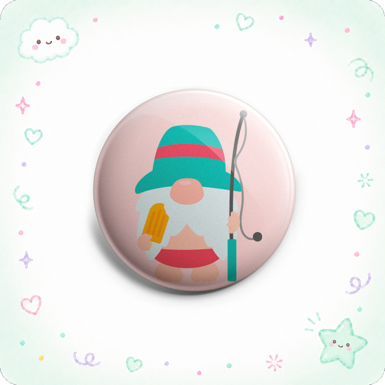 Gnome Fishing Topper - - Topperswap