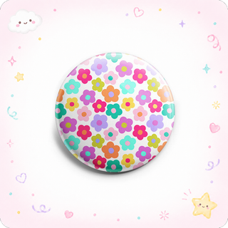 Retro Floral Pattern Topper