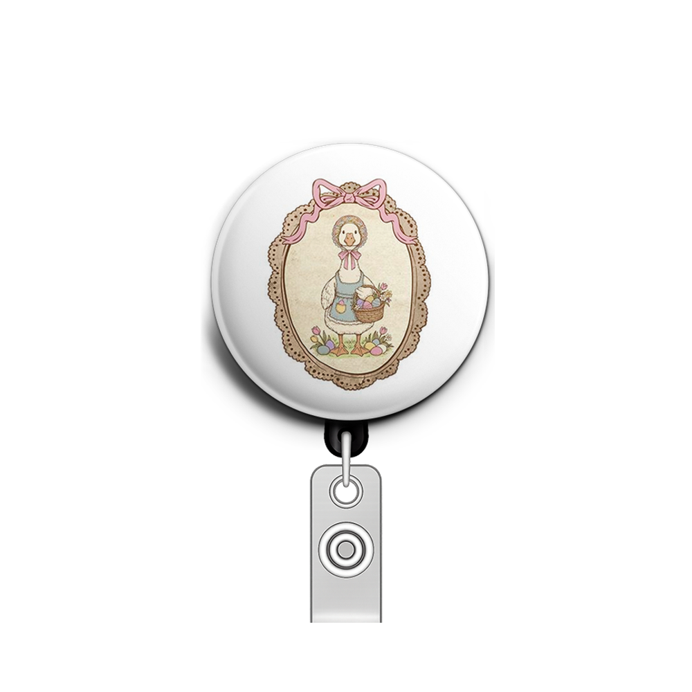Vintage Goose Swapfinity Retractable ID Badge Reel - - Topperswap