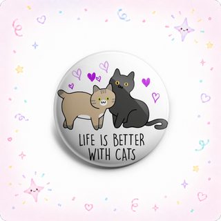 Life is Better With Cats Topper