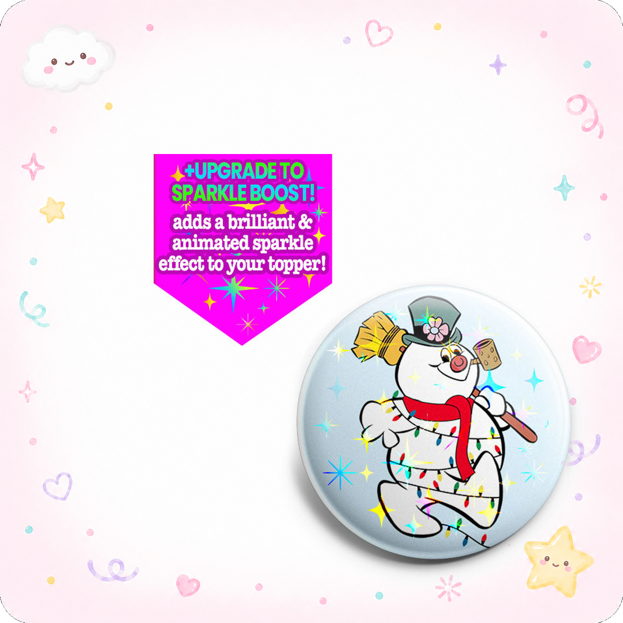 Frosty in Lights Topper - - Topperswap