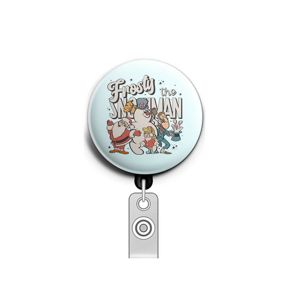 Frosty Festivity Swapfinity Retractable ID Badge Reel
