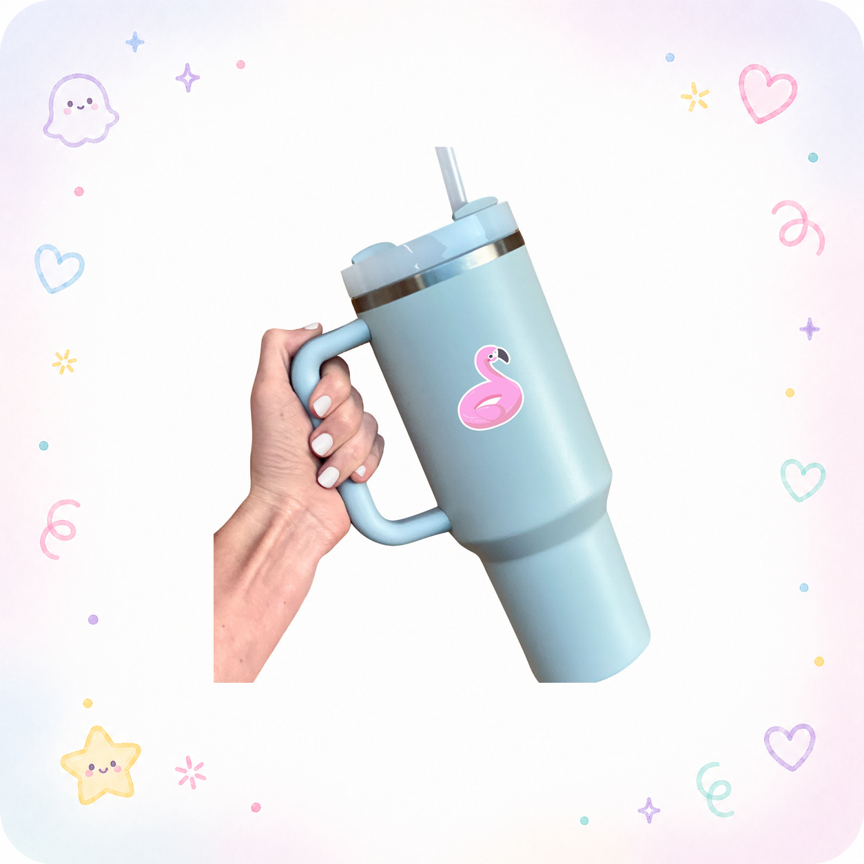 Flamazing Flamingo Sticker - - Topperswap