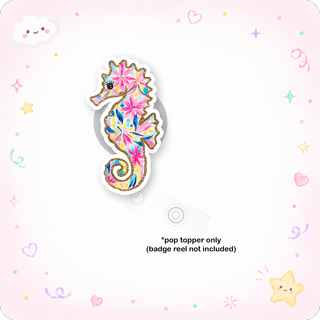 Sea You Sparkle Seahorse Pop Topper