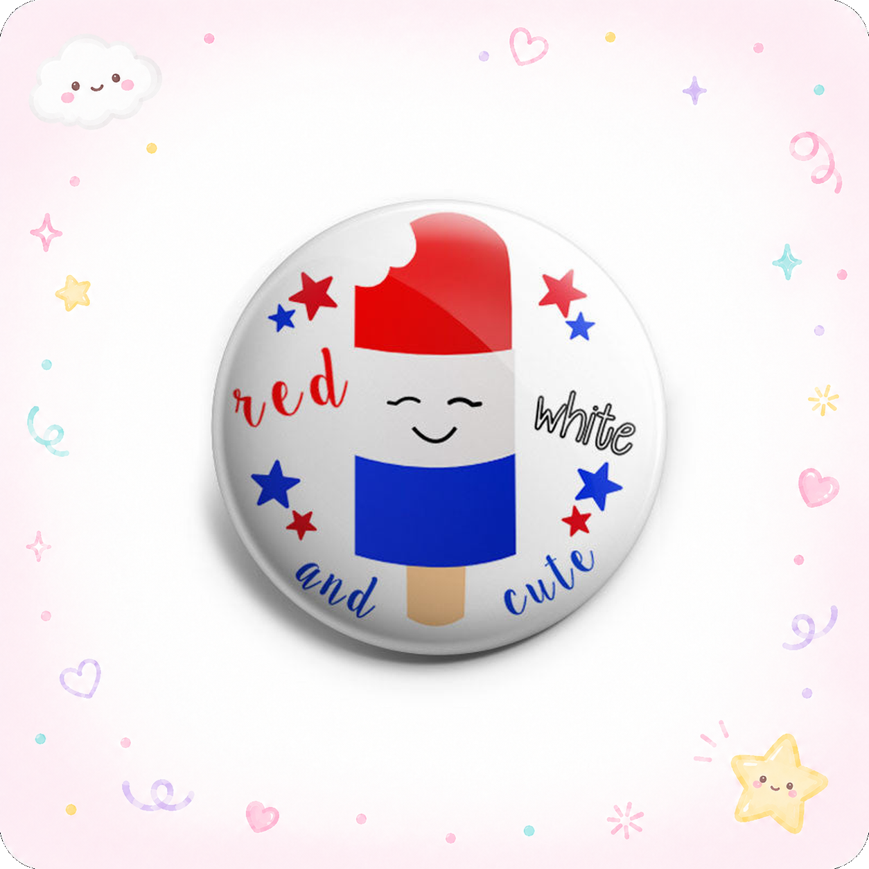 Red, White, and Cute Topper - Vault - - Topperswap