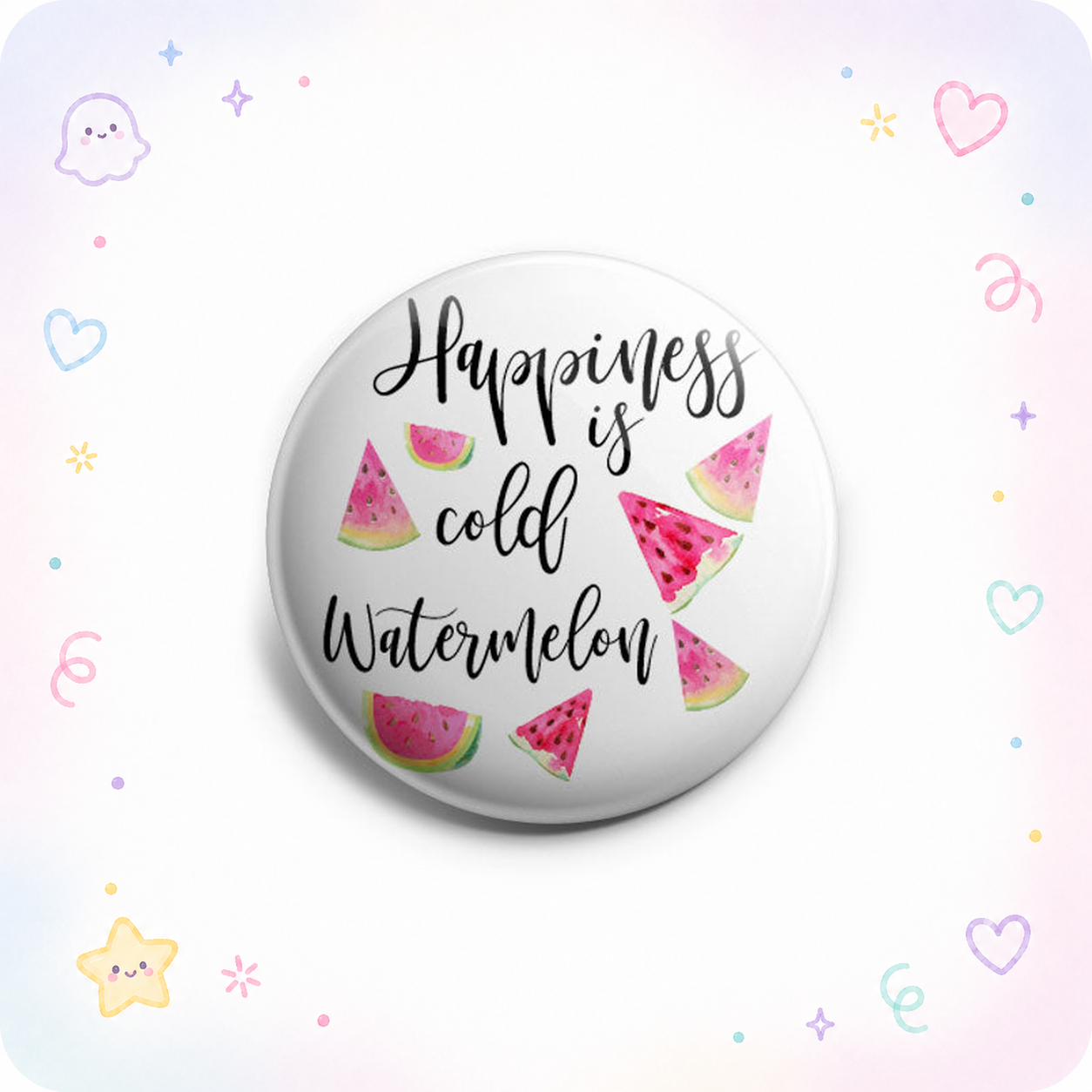 Happiness is Cold Watermelon Topper - Vault - - Topperswap