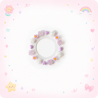 Purple Bouquet of Flowers Swapfinity Swapper Frame