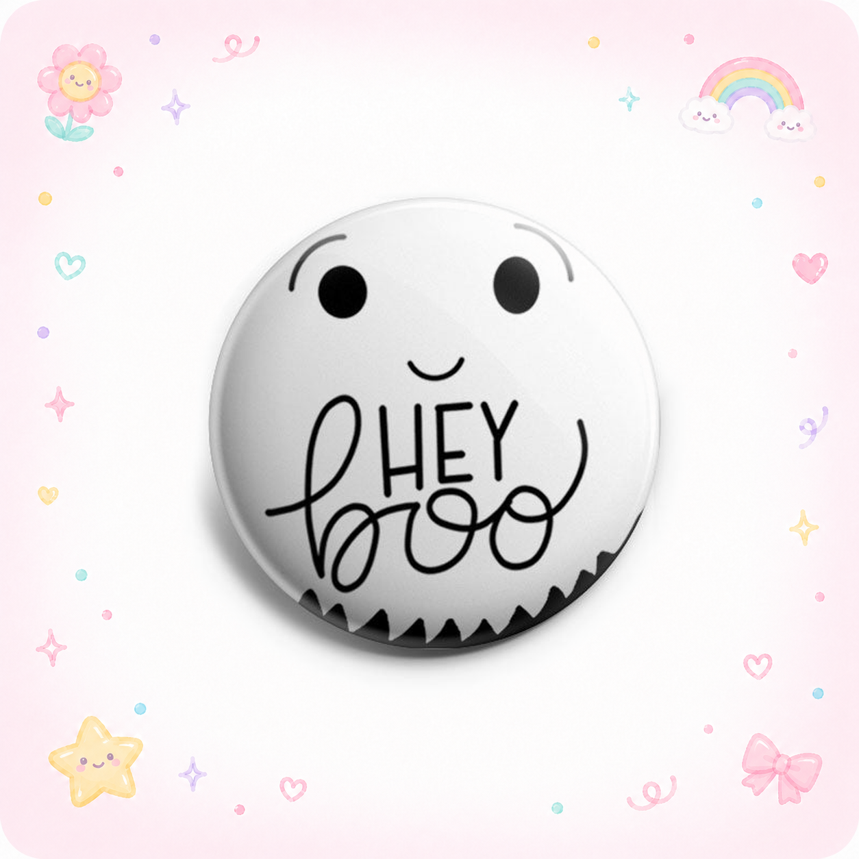 Cute Ghost Hey Boo Topper - Vault - - Topperswap