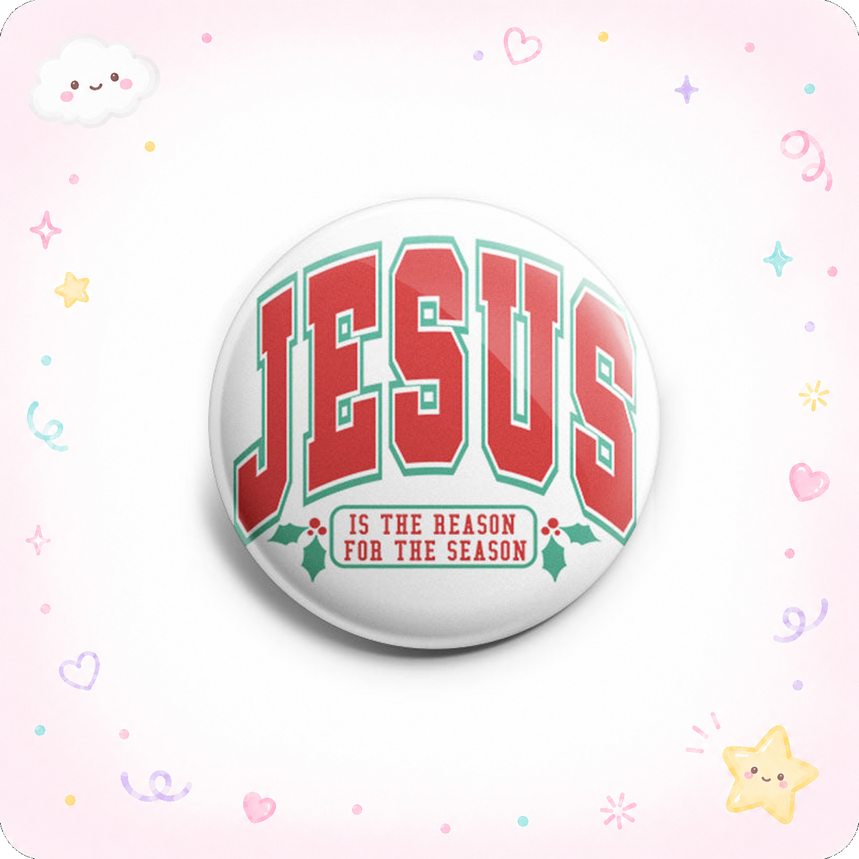 Jesus is the Reason for the Season Topper - - Topperswap