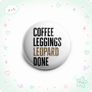 Coffee Leggings Leopard Topper