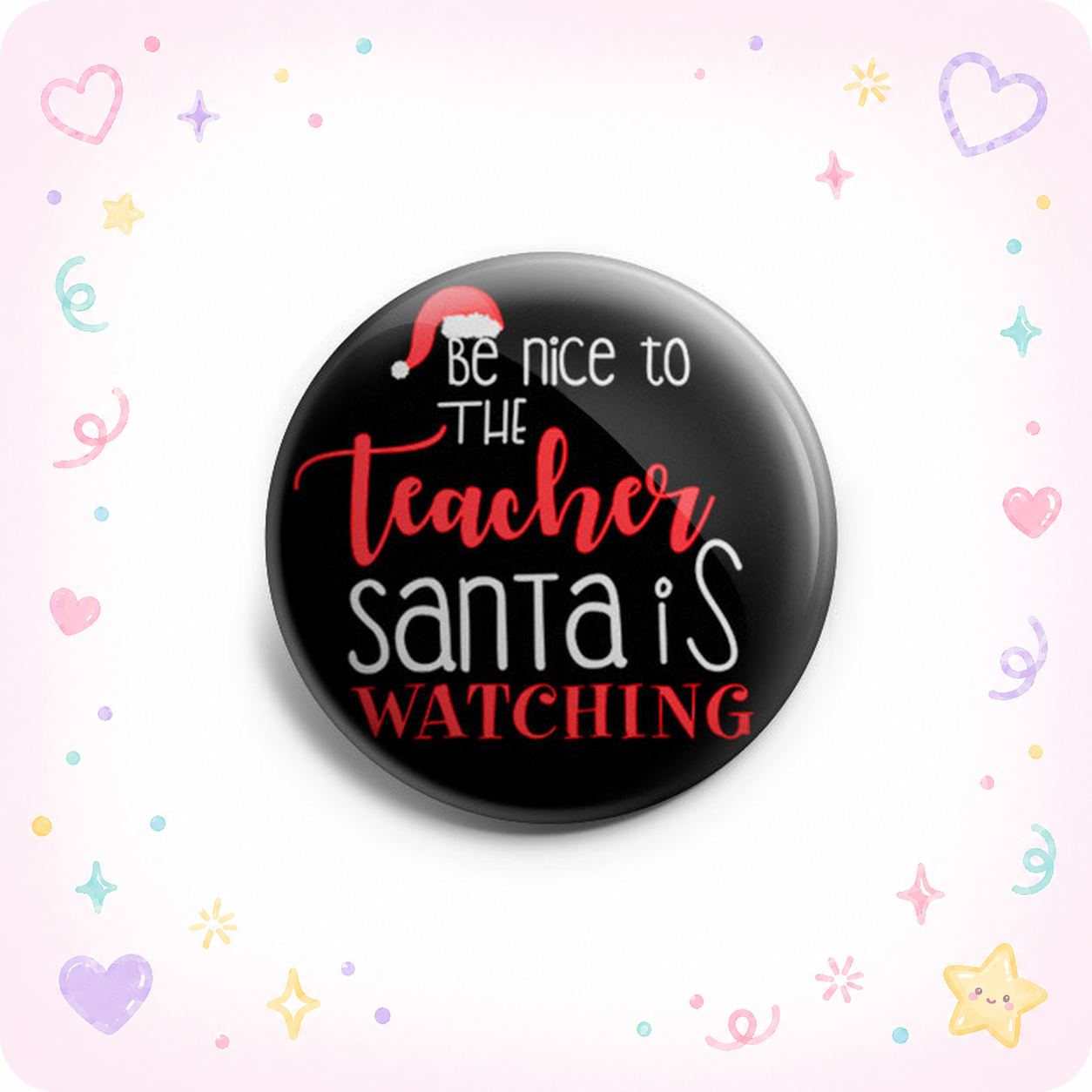 Santa is Watching - Teacher Topper - Vault - - Topperswap