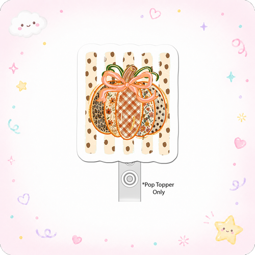 Pumpkin Spice Diva Pop Topper