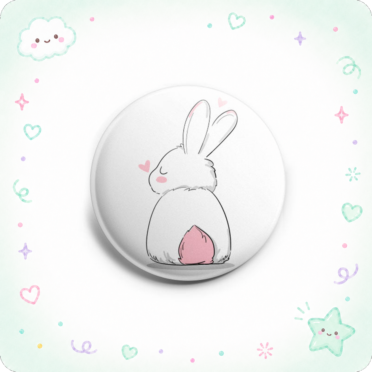 Bunny Behind Topper - - Topperswap