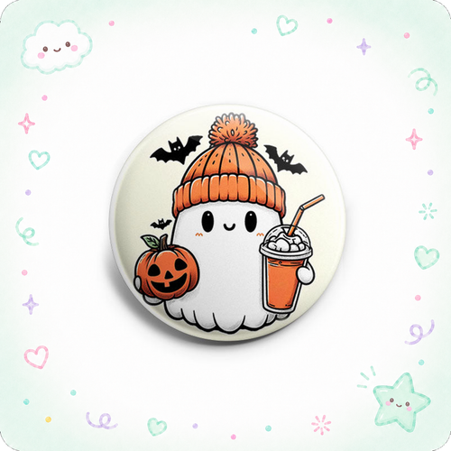 Pumpkin Ghost Vibes Topper