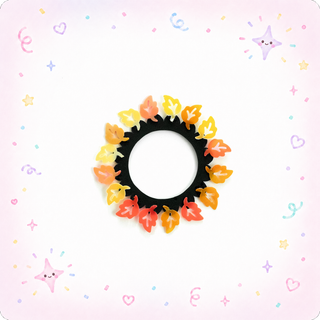 Iridescent Effect Fall Leaves Swapfinity Swapper Frame