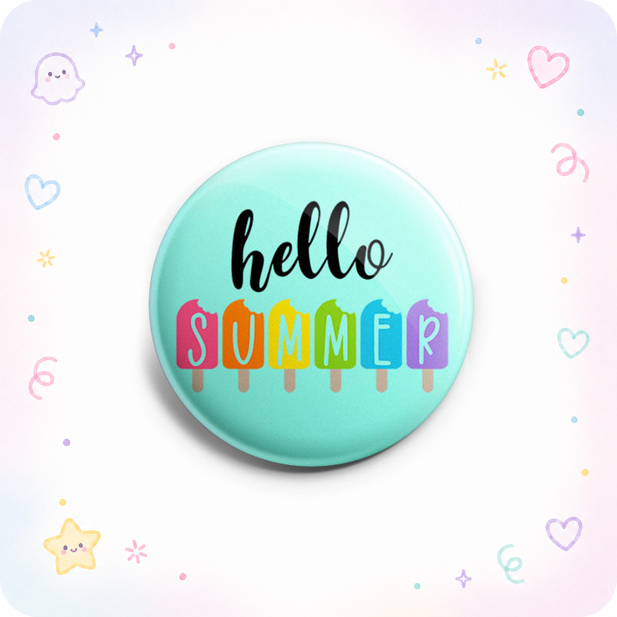 Hello Summer Popsicles Topper - - Topperswap